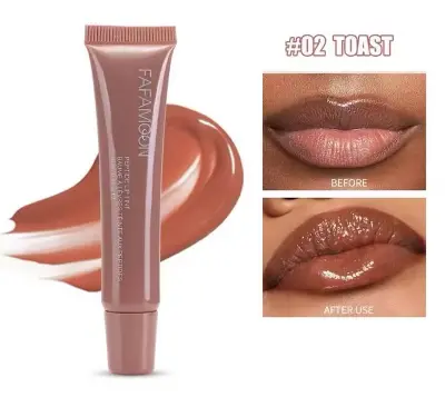 Picture of Glossy Lip Balm Moisturizing Hydrating Lightening Lip Lines Fruity Makeup Liquid Tinted Lip Balm Cosmetics Lip Care