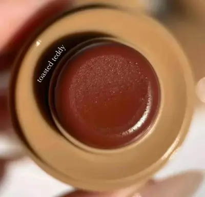 Picture of Rhode Cinnamon Roll Lip Balm Jelly Bean Lip Balm Gloss Lip Moisturizing Pocket Blush Stick Waterproof Blusher (Toasted Teddy)