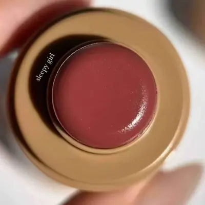 Picture of Rhode Cinnamon Roll Lip Balm Jelly Bean Lip Balm Gloss Lip Moisturizing Pocket Blush Stick Waterproof Blusher (Sleepy Girl)