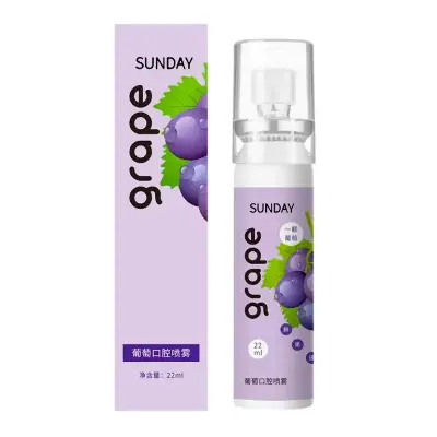 Picture of Oral Fresh Spray Mouth Freshener 6 Smell Fresh Breath Mouth Fruit Litchi Peach Grape Flavor Persistent Portable Oral Care