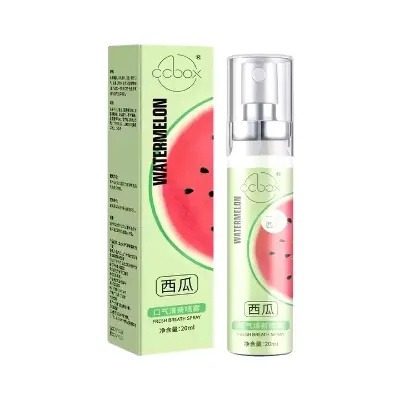 Picture of Oral Fresh Spray Mouth Freshener 6 Smell Fresh Breath Mouth Fruit Litchi Peach Grape Flavor Persistent Portable Oral Care