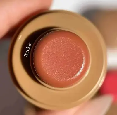 Picture of Rhode Cinnamon Roll Lip Balm Jelly Bean Lip Balm Gloss Lip Moisturizing Pocket Blush Stick Waterproof Blusher (Freckle)