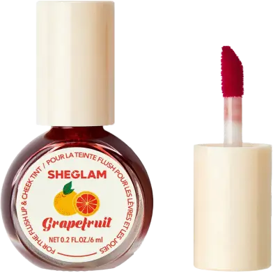 Picture of SHEGLAM For The Flush Lip & Cheek Tint-Fruit Punch Long-Lasting Matte Finish Lip Tint Easy-To-Use Lightweight Blush Moisturizing Lip Stain Liquid Lipstick Pink Liquid Lipstick (made in china)
