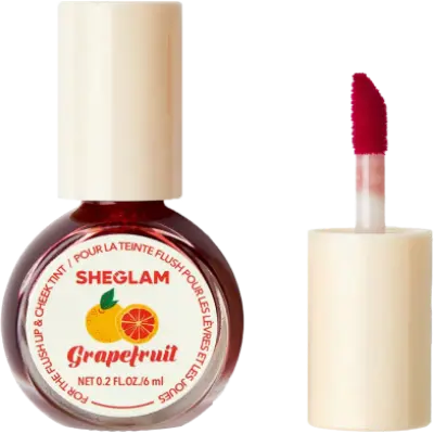Picture of SHEGLAM For The Flush Lip & Cheek Tint-Fruit Punch Long-Lasting Matte Finish Lip Tint Easy-To-Use Lightweight Blush Moisturizing Lip Stain Liquid Lipstick Pink Liquid Lipstick (made in china)