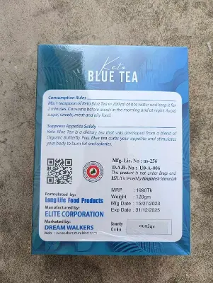 Picture of Healthy Weight Loss Keto Blue Tea 120 gm