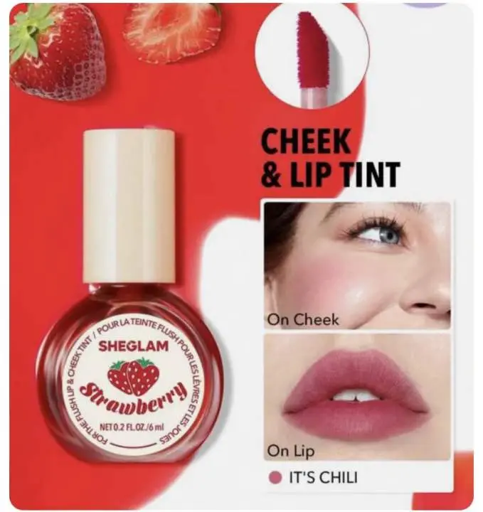 Picture of SHEGLAM For The Flush Lip & Cheek Tint (Strawberry)