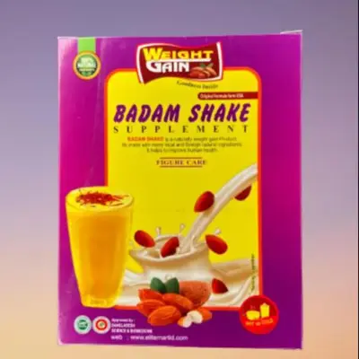 Picture of Weight gain Badam Milk Shake For healthy Badam Shake