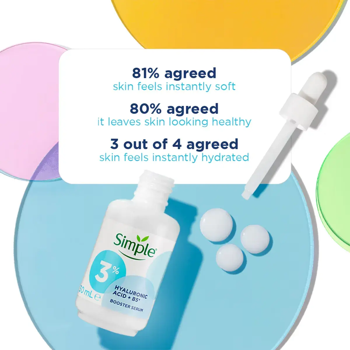 Picture of Simple Booster Serum 3% Hyaluronic Acid and B5