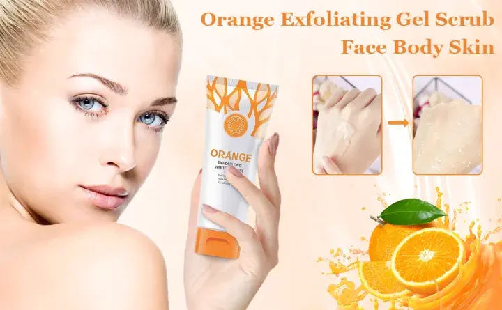 Picture of Pouqur orange exfoliating whitening gel