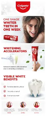 Picture of Colgate Visible White Toothpaste 120 gm