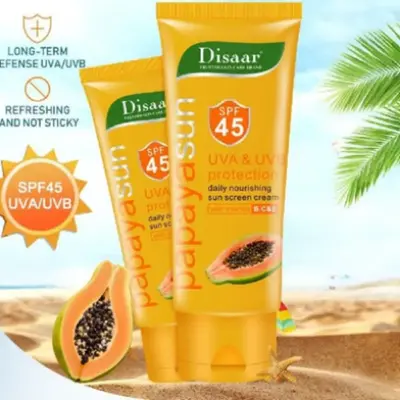 Picture of Disaar Papaya Sun UVA Protection Sunscreen SPf45-60ml