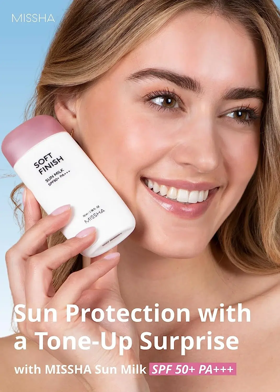 Picture of Missha All Around Safe Block Soft Finish Sun Milk SPF50+ Or PA+++