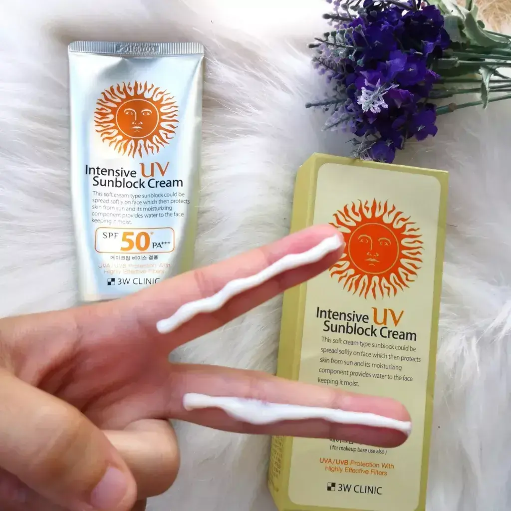 Picture of 3W Clinic Intensive UV Sunblock Cream SPF50 PA+++ 70ml