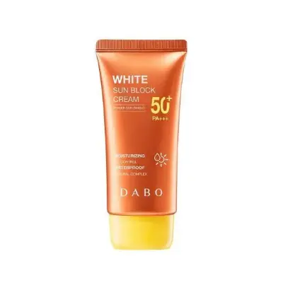 Picture of Dabo White Sun Block Power Sun Shield 50+ Moisturizing Sun Cream Gor Men & Women - 50 ML