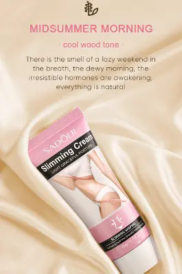 Picture of Sadoer Slimming Cream Moisturizing Nourishing Skin Rejuvenating Body Care Slimming Cream - 60 gm