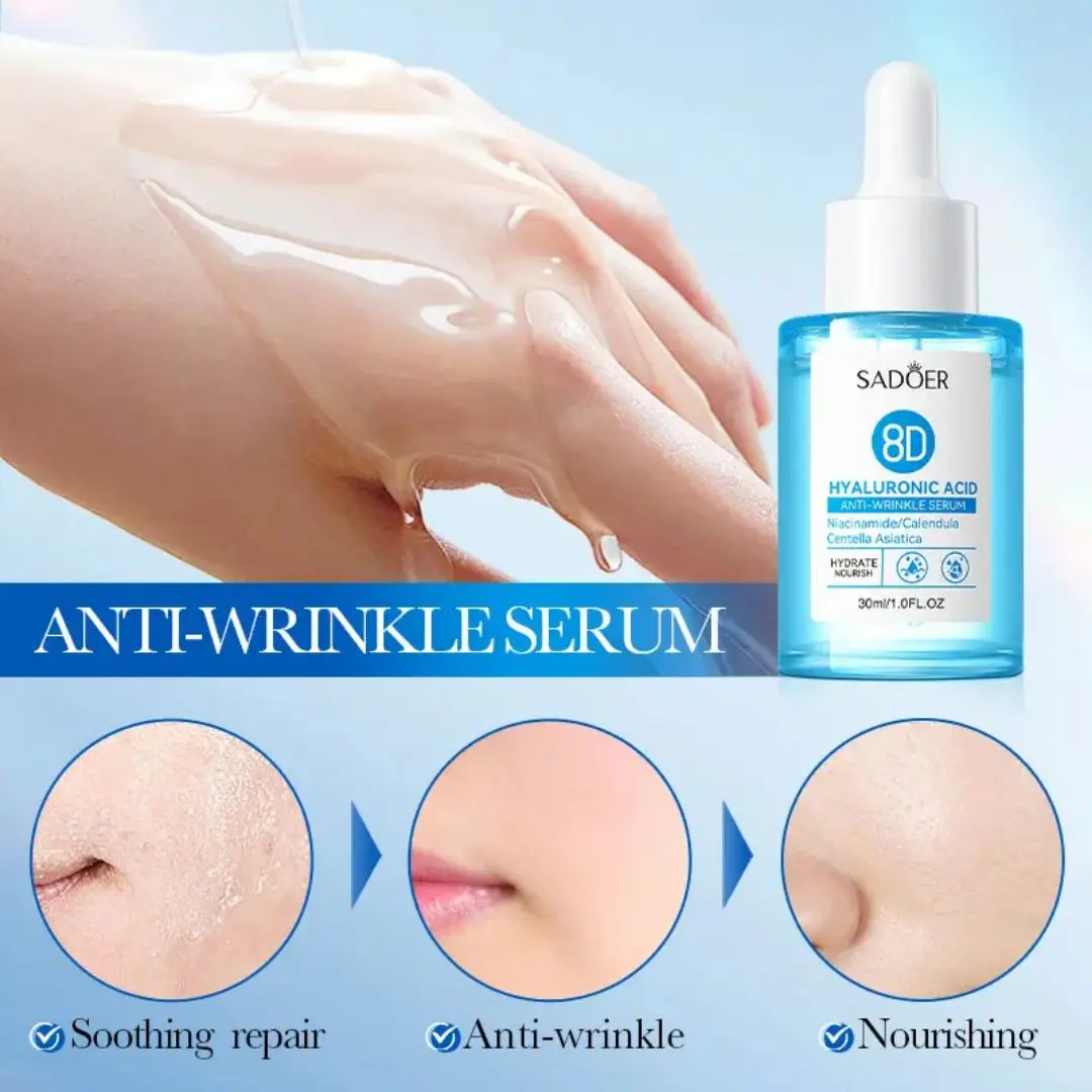 Picture of SADOER 8D Hyaluronic Acid Anti-Wrinkle Serum Niacinamide/Calendula Centella Asiatica – 30ml