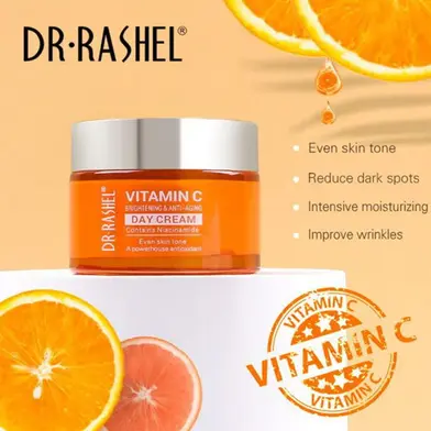 Picture of Dr.Rashel Vitamin C B r i g h t e n i n g  and Anti Aging Day Cream 50 gm