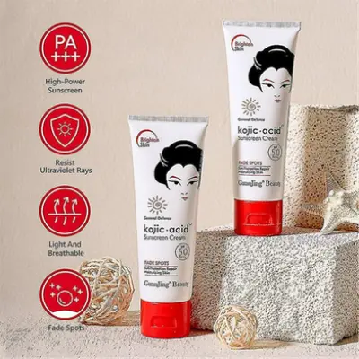 Picture of GUANJING Kojic Acid SPF 50 Sunscreen Cream 80g