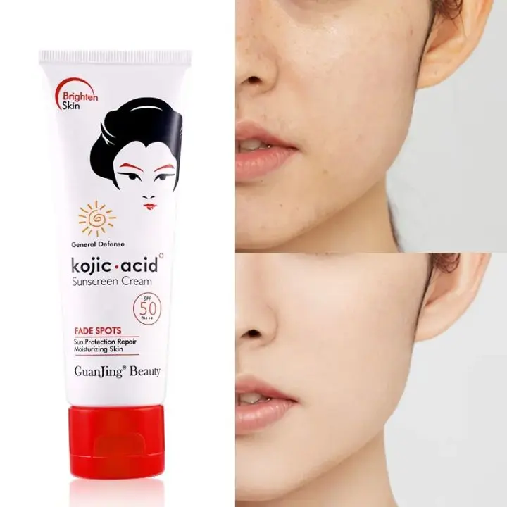 Picture of GUANJING Kojic Acid SPF 50 Sunscreen Cream 80g