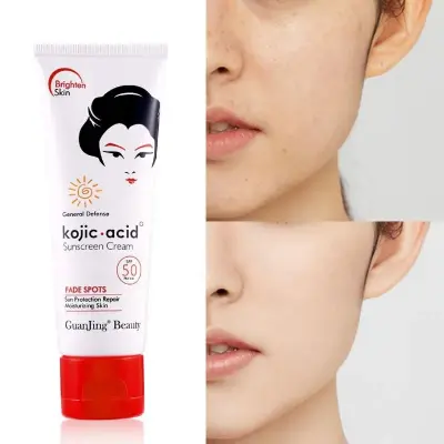 Picture of GUANJING Kojic Acid SPF 50 Sunscreen Cream 80g