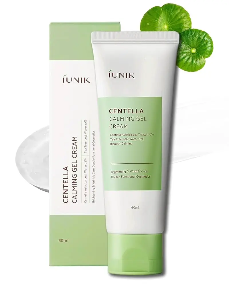 Picture of IUNIK Centella Calming Gel Cream 60ml – Lightweight Moisturizer for Sensitive, Acne-Prone, and Oily Skin