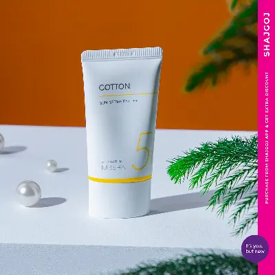 Picture of Missha All Around Safe Block Cotton Sun SPF 50+ – 50ml Oil-Free Sunscreen