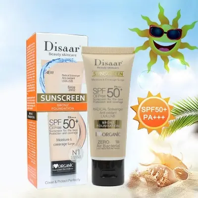 Picture of Disar Beauty Sunscreen Bronz Foudation SPF 50+ PA+++ - 40gm