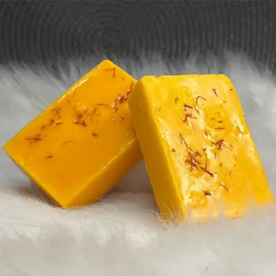 Picture of Handmade Real Saffron Goat Milk Beauty Soap - 90g