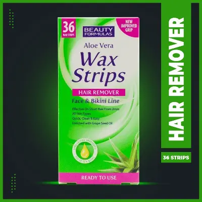 Picture of Aloe Vera Wax Strips Hair Remover- 36 Wax Strips