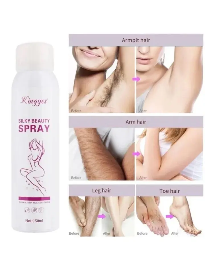 Picture of Kingyes Silky Beauty Painless Hair Removal Spray For Men & Women 150ML - Hair Removal