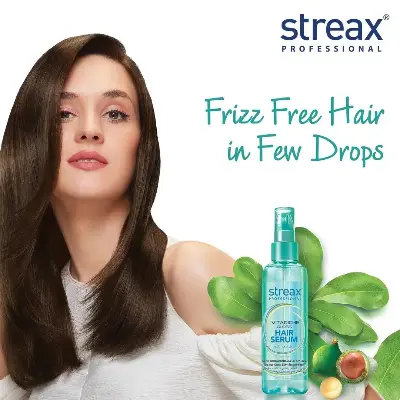 Picture of Streax Vitariche Gloss Hair Serum – 115ml | Professional Shine & Smoothness