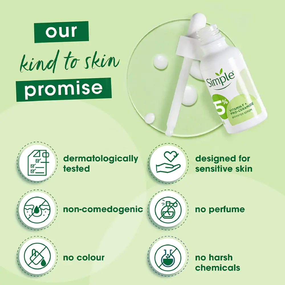 Picture of Simple 5% Vitamin F + Pro-Ceramide Serum