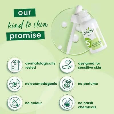 Picture of Simple 5% Vitamin F + Pro-Ceramide Serum