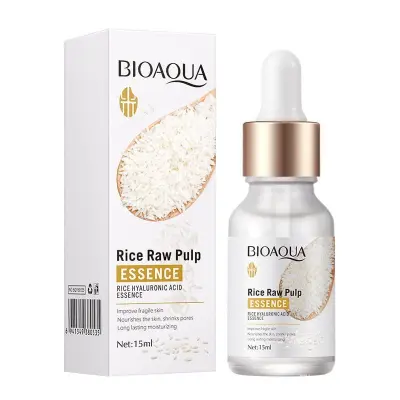 Picture of BIOAQUA Rice Raw Pulp Essence White Rice Hyaluronic Acid Essence Serum 15ml -Rice Serum