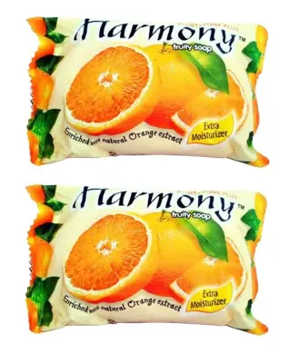 Picture of Harmony Fruity Orange Soap (2 pcs) - 45 gm