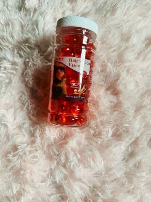 Picture of Actio® 60pcs Hair Vitamin Capsules | Soft Gel Oil for Hair Growth, Shine, Repair, Anti-Frizz, Scalp & Split End Treatment