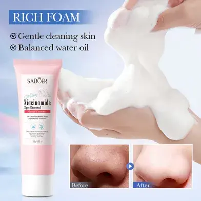 Picture of Sadoer 10Percent Niacinamide Spot Removal Gentle Cleanser - 100 gm