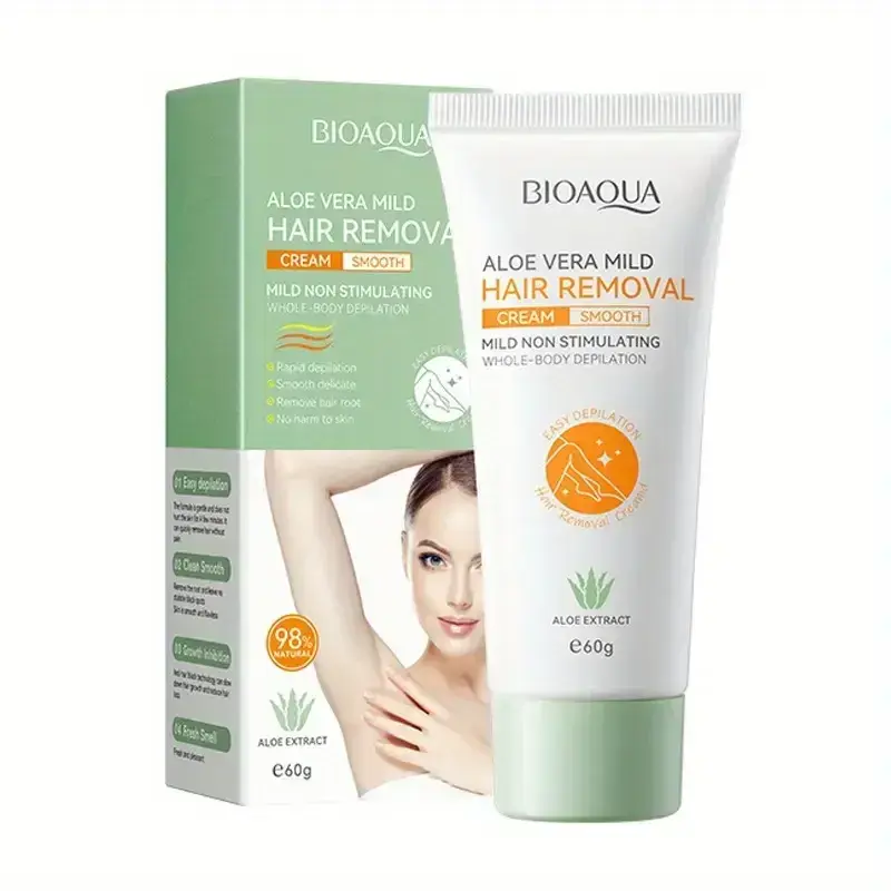 Picture of BIOAOUA Aloe Vera Hair Removal Cream-60GM
