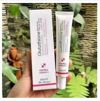 Picture of Beaute Melasma-X Glutathione B r i g h t e n i n g Tone Up Cream 45ml / Beaute Melasma-X 3D W h i t e n i n g Clinic Renewal Cream 40gm |