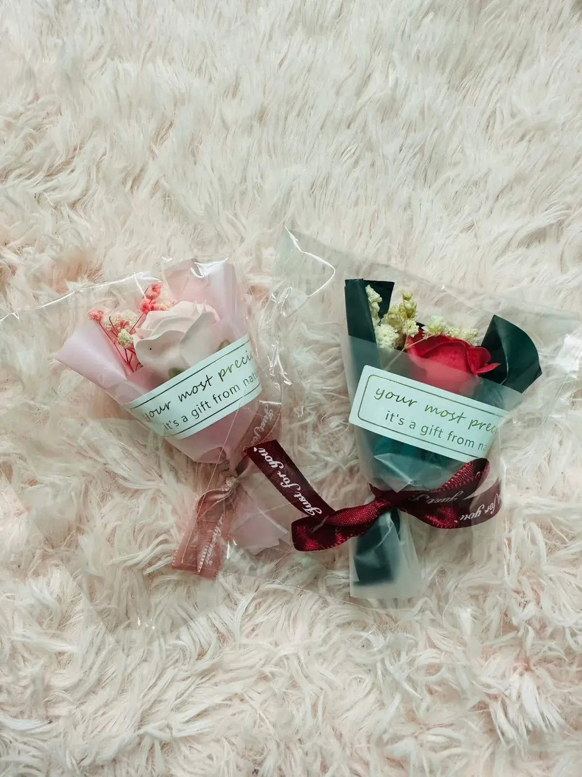 Picture of Preserved Fresh Flower Dried Flowers Starry Sky Mini Bouquet Rose Decoration with Gift Welfare Gift