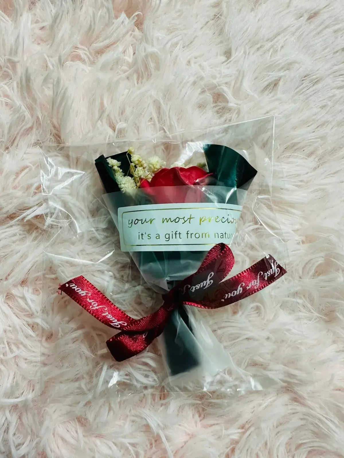 Picture of Preserved Fresh Flower Dried Flowers Starry Sky Mini Bouquet Rose Decoration with Gift Welfare Gift