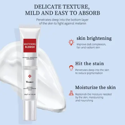 Picture of YOUBUY Whitening and Freckle Removing Cream 20 gm