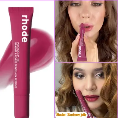 Picture of Rhode Sleepy Girl+Raspberry Jelly Pocket Blush + Peptide Lip Tint Combo