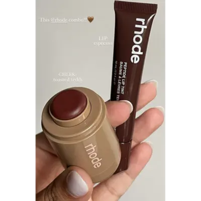 Picture of 2 in 1 Most Demanding Rhode Espresso Lip Combo ( Toasted teddy + Espresso)