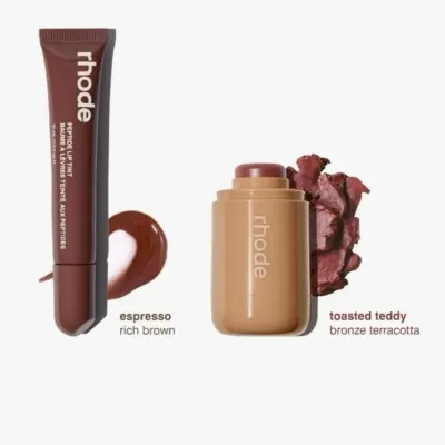 Picture of 2 in 1 Most Demanding Rhode Espresso Lip Combo ( Toasted teddy + Espresso)
