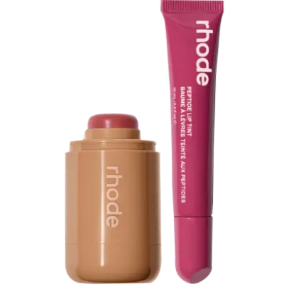 Picture of Rhode Sleepy Girl +Salty Tan Pocket Blush + Peptide Lip Tint Combo