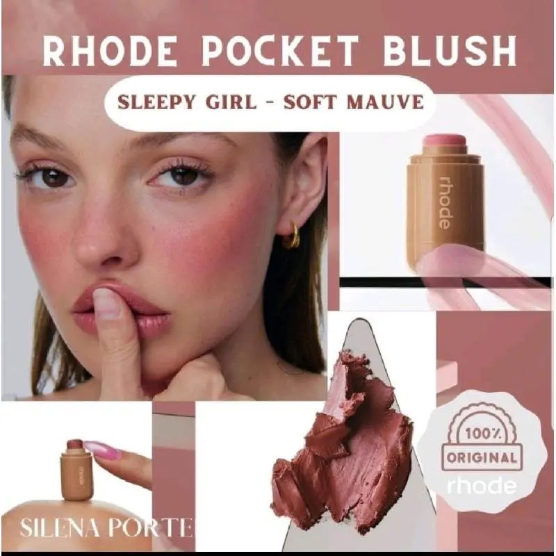 Picture of Rhode Sleepy Girl +Salty Tan Pocket Blush + Peptide Lip Tint Combo