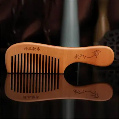 Picture of Wooden Hair Comb Wooden Hair Brush/Comb/Chiruni Wooden Hair comb