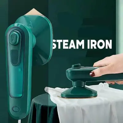 Picture of Portable Mini Ironing Machine with Rotary Handheld Steam Iron for Home and Travel