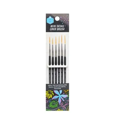 Picture of Keep Smilling Mini Detail Liner Brush 6pcs Set